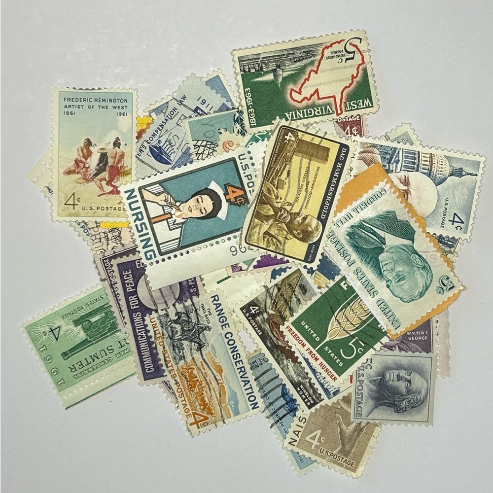 Vintage Postage Stamp Collection